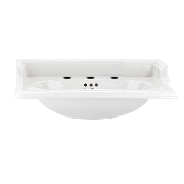 Victorian 630mm basin 3 tap holes