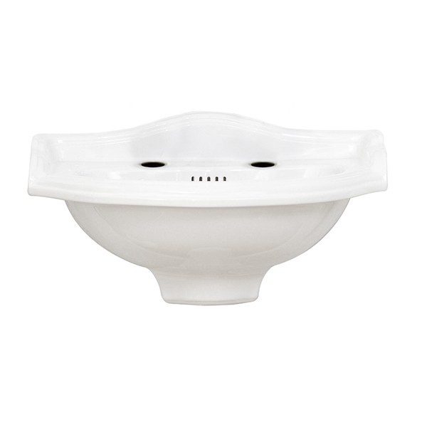 Edwardian 630mm basin 2 tap holes