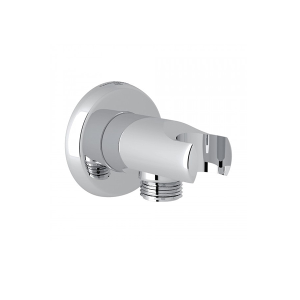 Langbourn wall outlet for handshower with parking bracket