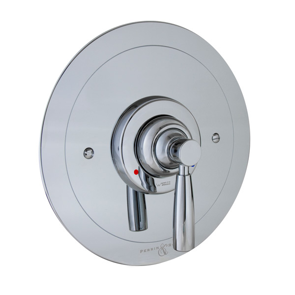 Langbourn single lever shower mixer with pressure balance valve