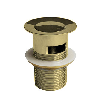 32mm slotted push-button basin waste