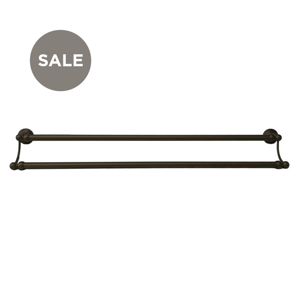 Double towel rail 850mm