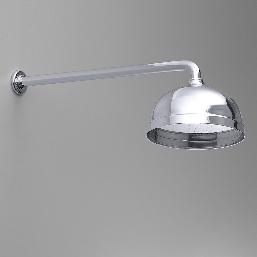 Rockwell 200mm shower rose on 450mm shower arm