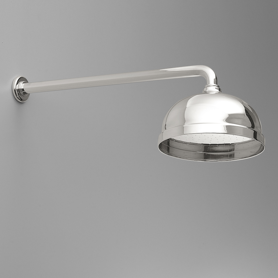 Rockwell 200mm shower rose on 450mm shower arm