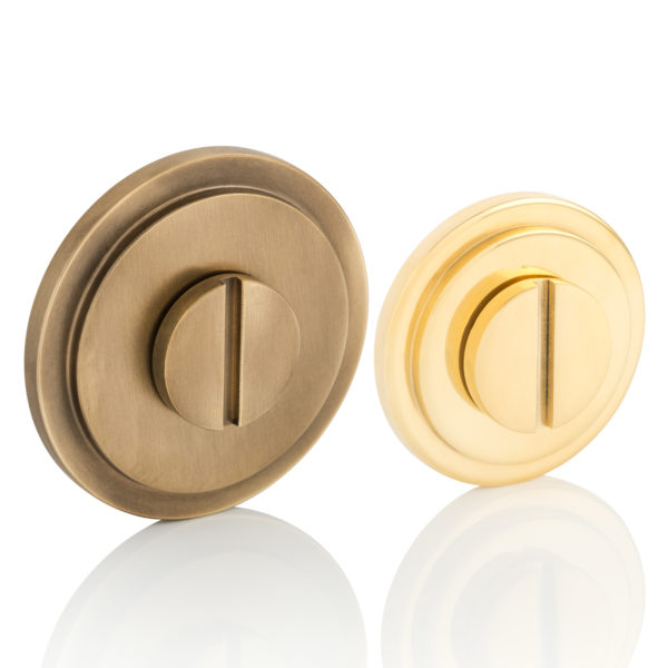 Emergency release round turn with round stepped rose