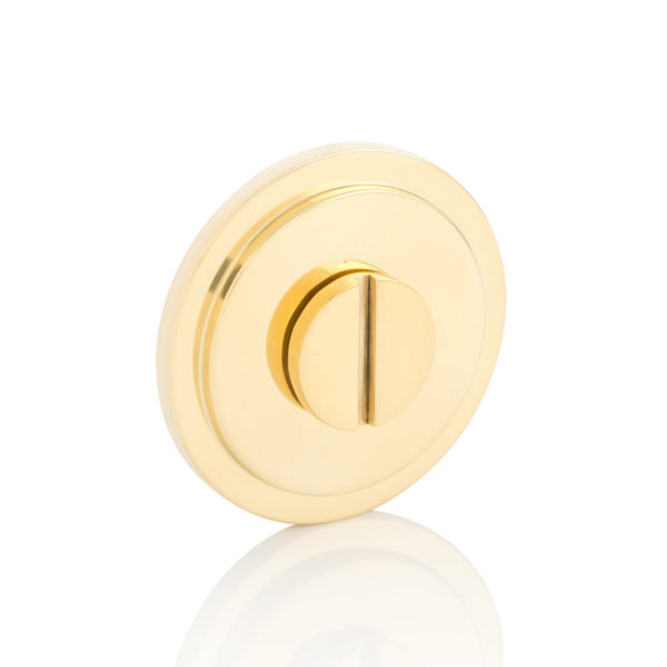 Emergency release round turn with round stepped rose