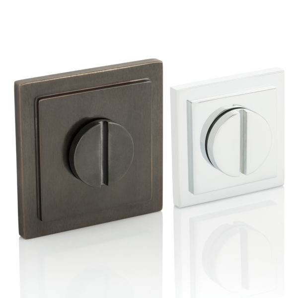 Emergency release round turn with square stepped rose