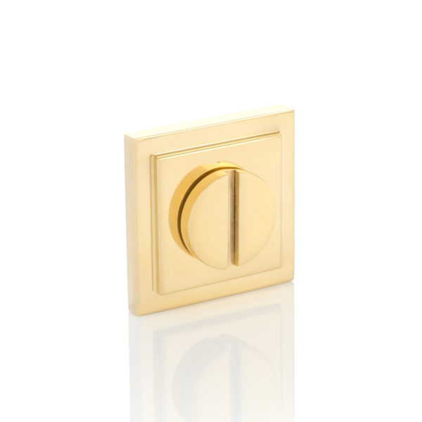 Emergency release round turn with square stepped rose