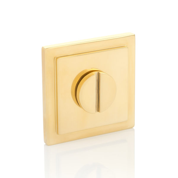 Emergency release round turn with square stepped rose