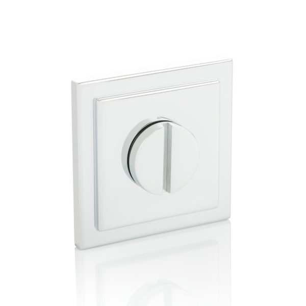 Emergency release round turn with square stepped rose