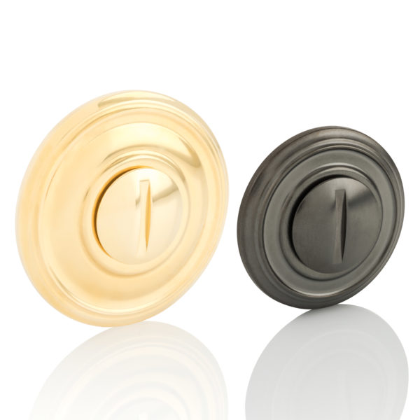 Emergency release dome turn with ornate rose