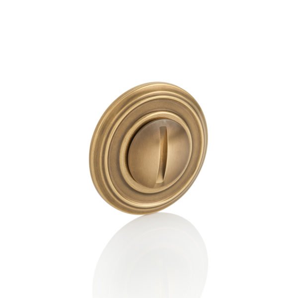 Emergency release dome turn with ornate rose