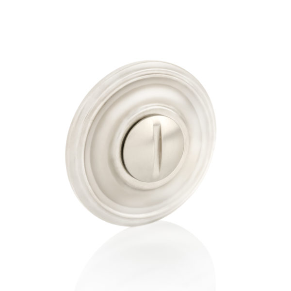 Emergency release dome turn with ornate rose