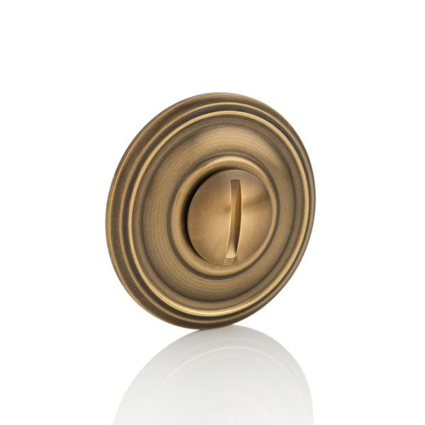 Emergency release dome turn with ornate rose