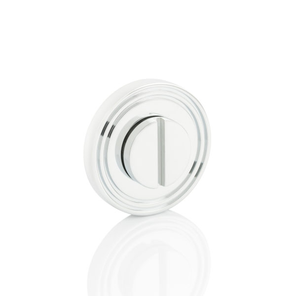 Emergency release round turn with grooved rose