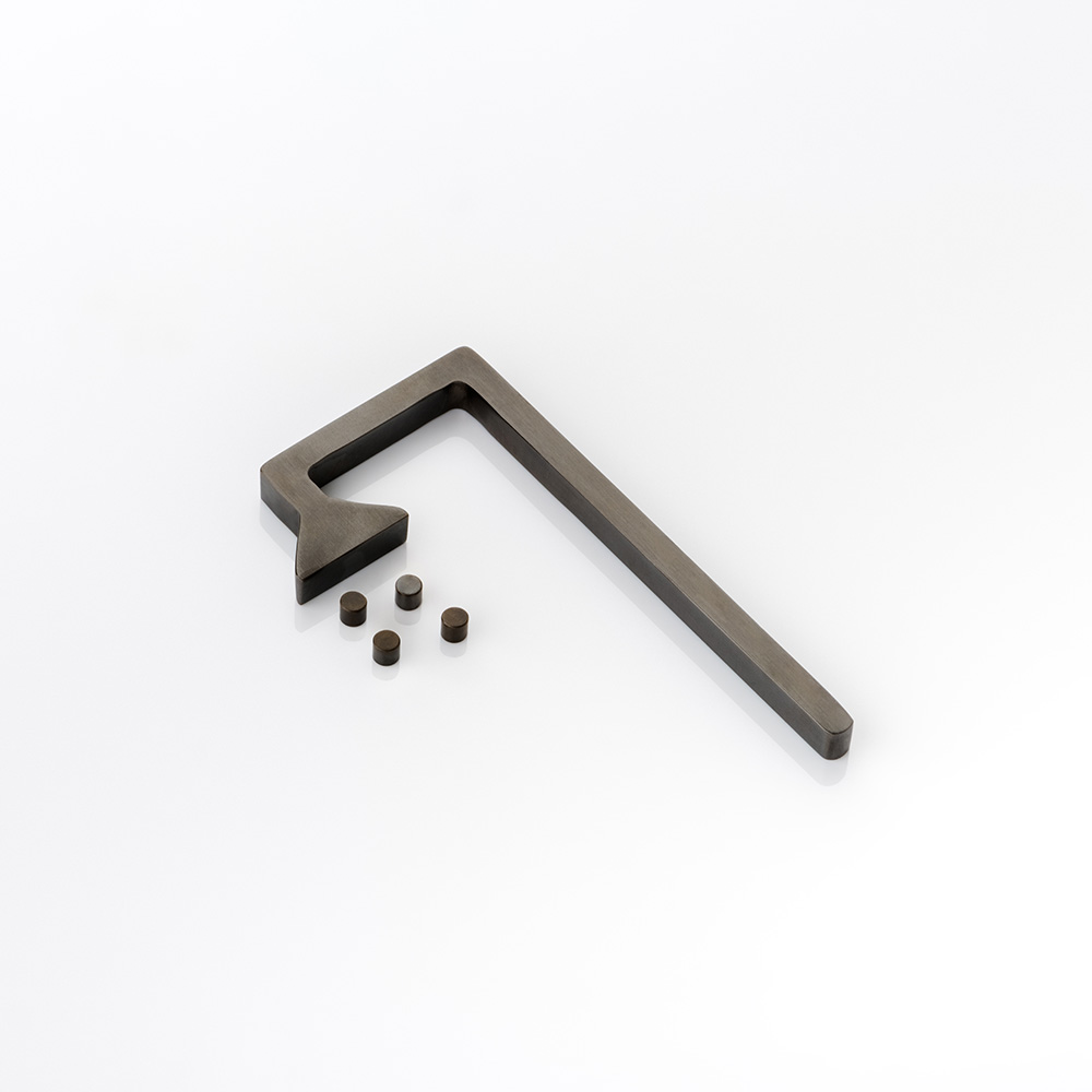 Solid brass 3D bathroom sign - Shower