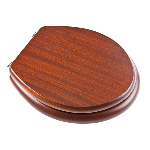 Toilet seat in Mahogany