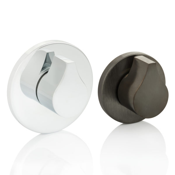 Fonteyn thumb turn with round rose