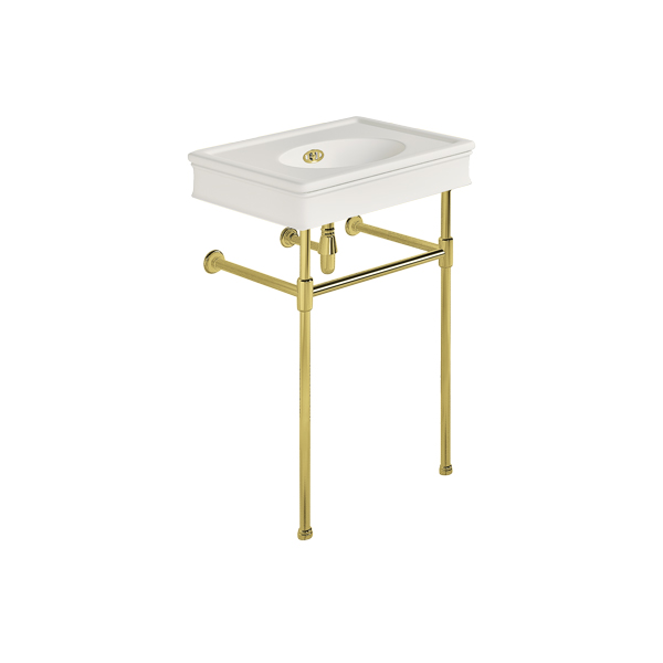 Lonsdale 550mm small basin on basin stand