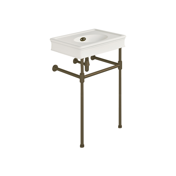 Lonsdale 550mm small basin on basin stand