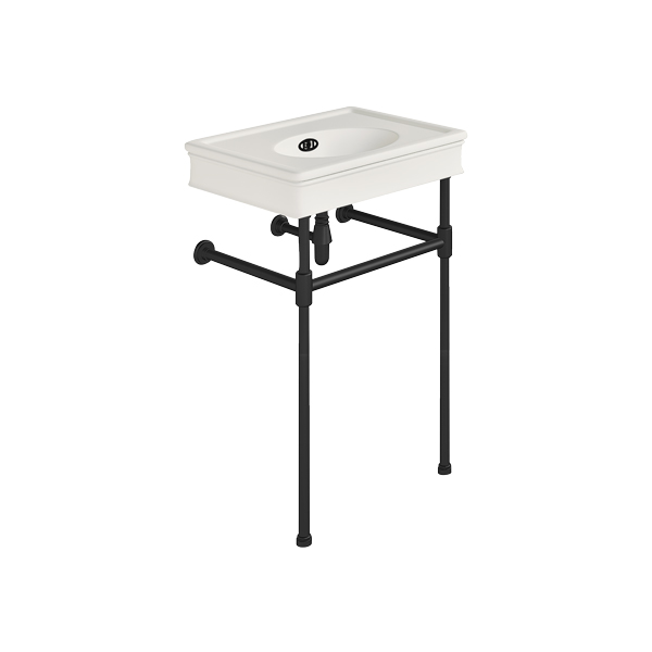 Lonsdale 550mm small basin on basin stand