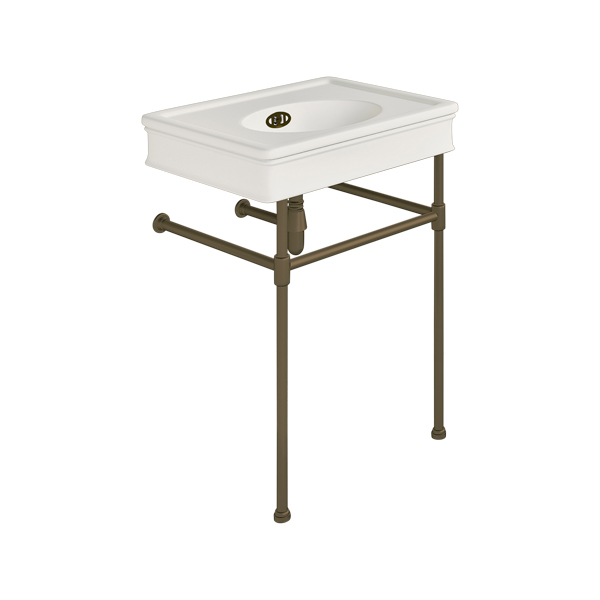 Lonsdale 650mm medium basin on basin stand