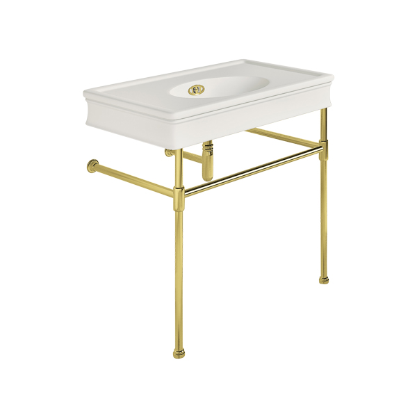 Lonsdale 860mm large basin on basin stand