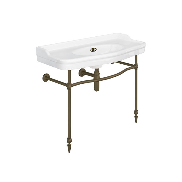 Paris 1020mm basin on basin stand. Zero, one or three tap holes.