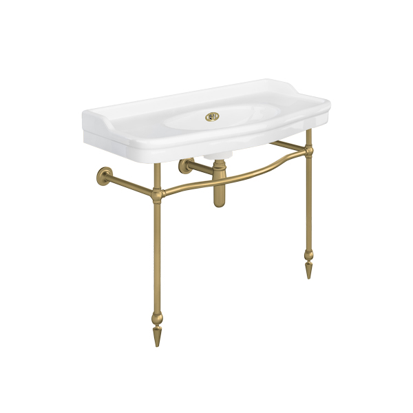 Paris 1020mm basin on basin stand. Zero, one or three tap holes.