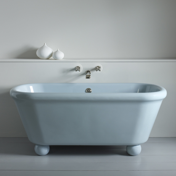 Rockwell bath in Powder Blue with matching feet 1700 x 800mm