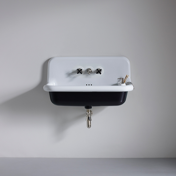 Rockwell large wall hung basin 900mm in White or Black