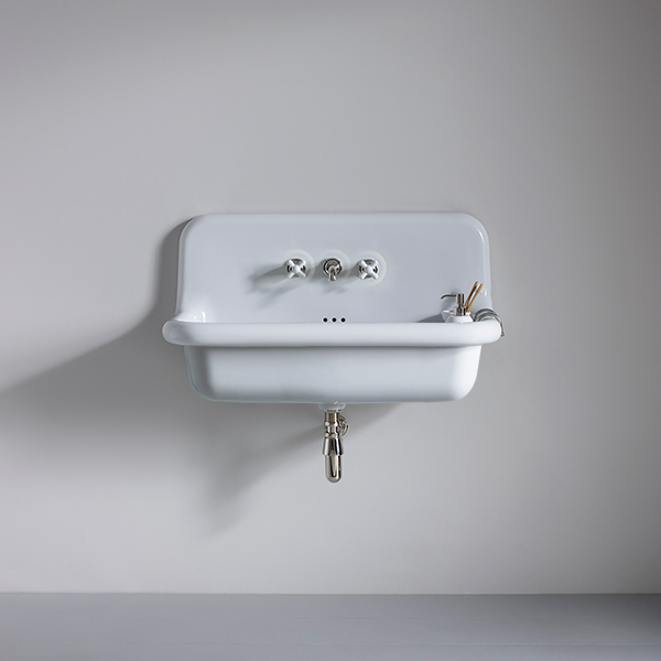 Rockwell large wall hung basin 900mm in White or Black