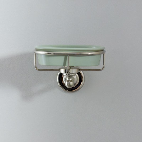 Rockwell ceramic wall-mounted soap dish in various colourways