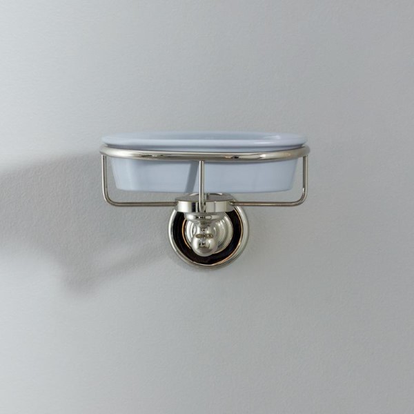 Rockwell ceramic wall-mounted soap dish in various colourways