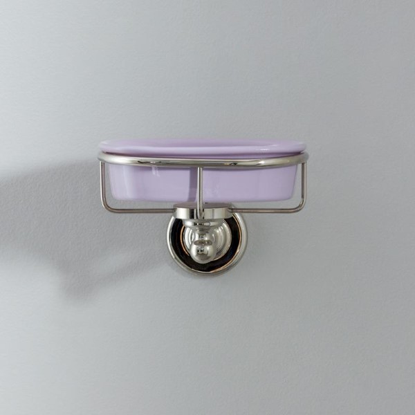 Rockwell ceramic wall-mounted soap dish in various colourways