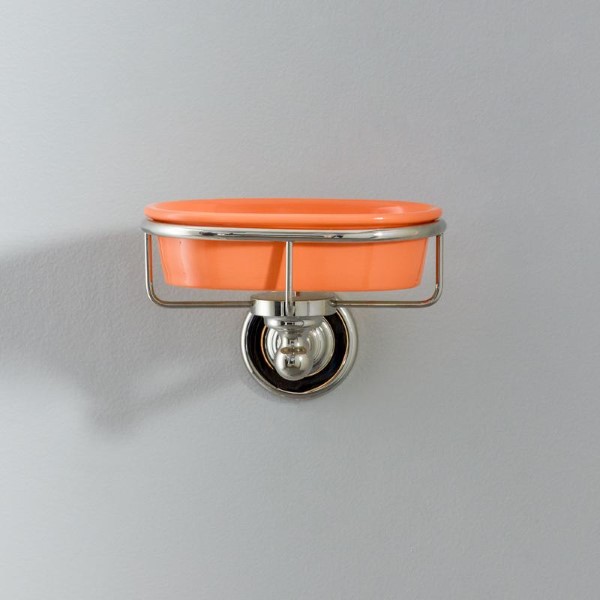 Rockwell ceramic wall-mounted soap dish in various colourways