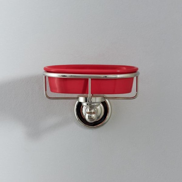 Rockwell ceramic wall-mounted soap dish in various colourways