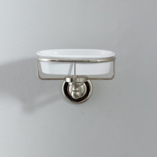 Rockwell ceramic wall-mounted soap dish in various colourways