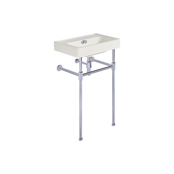 Soho 500mm powder room basin on basin stand