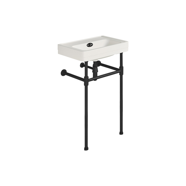 Soho 500mm powder room basin on basin stand