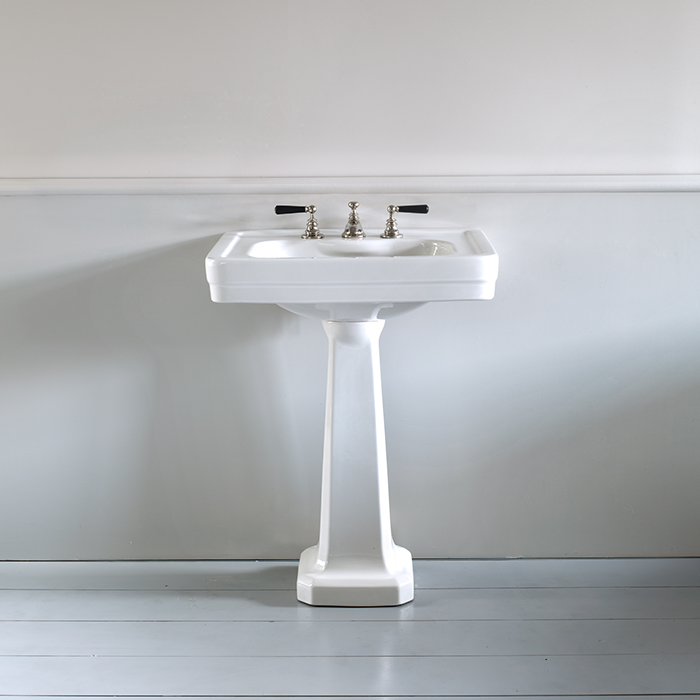 Soho 600mm small basin on pedestal