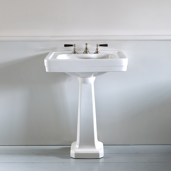 Soho 700mm medium basin on pedestal
