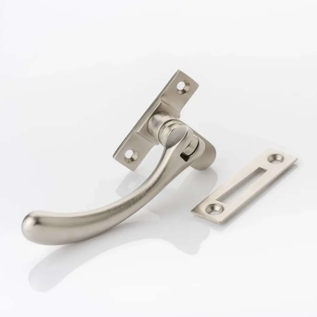 Solid brass traditional bulb end casement fastener