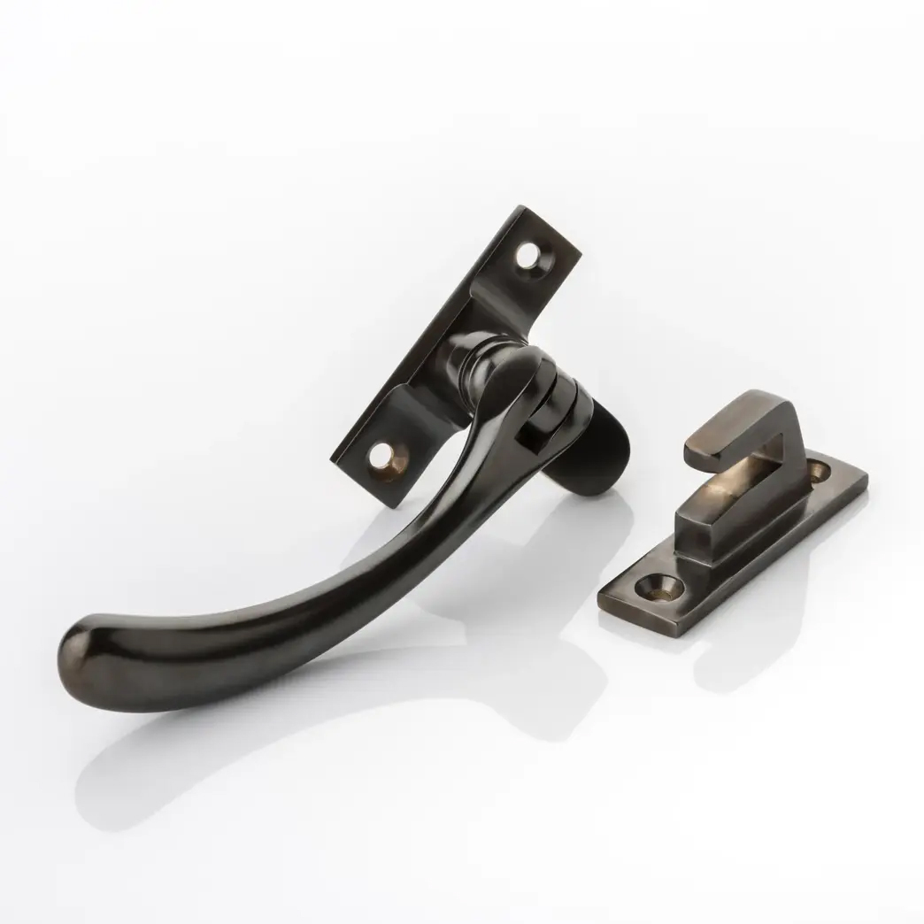 Solid brass traditional bulb end casement fastener