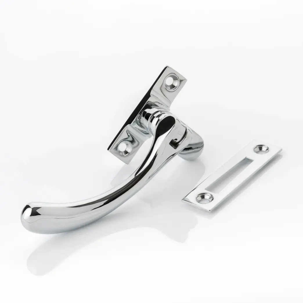 Solid brass traditional bulb end casement fastener