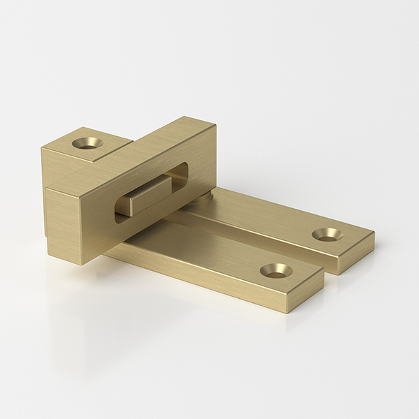 Cube solid brass sash window fastener