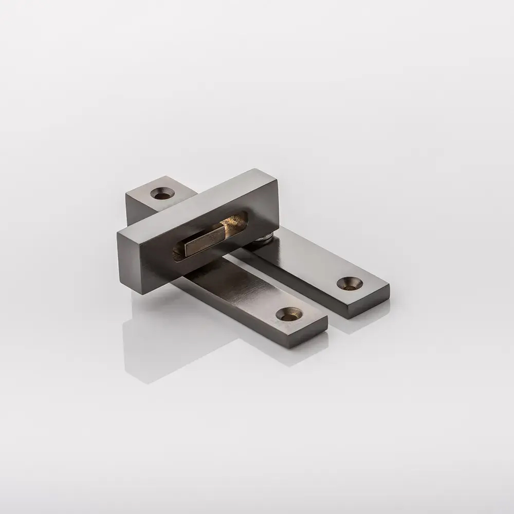 Cube solid brass sash window fastener