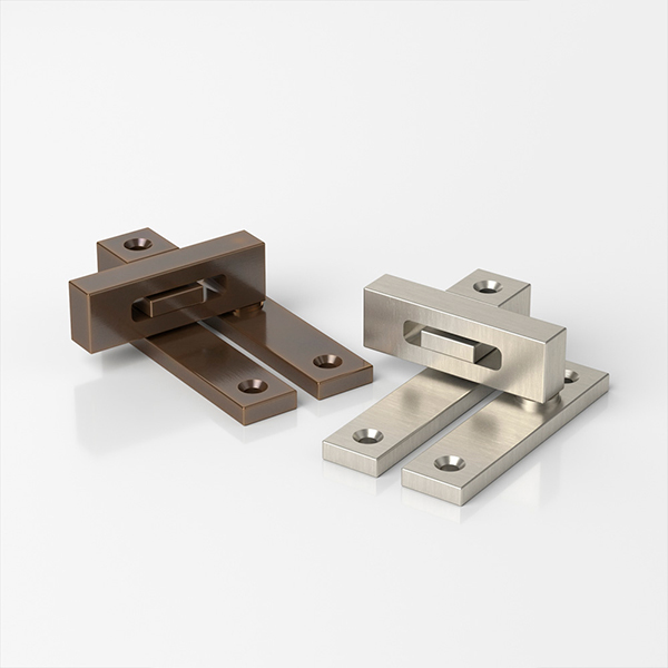 Cube solid brass sash window fastener