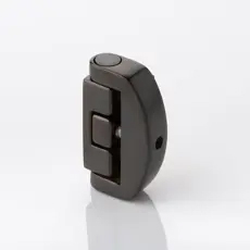 Solid brass casement window lock with key