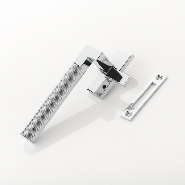 Ashworth solid brass casement window set with diamond knurl